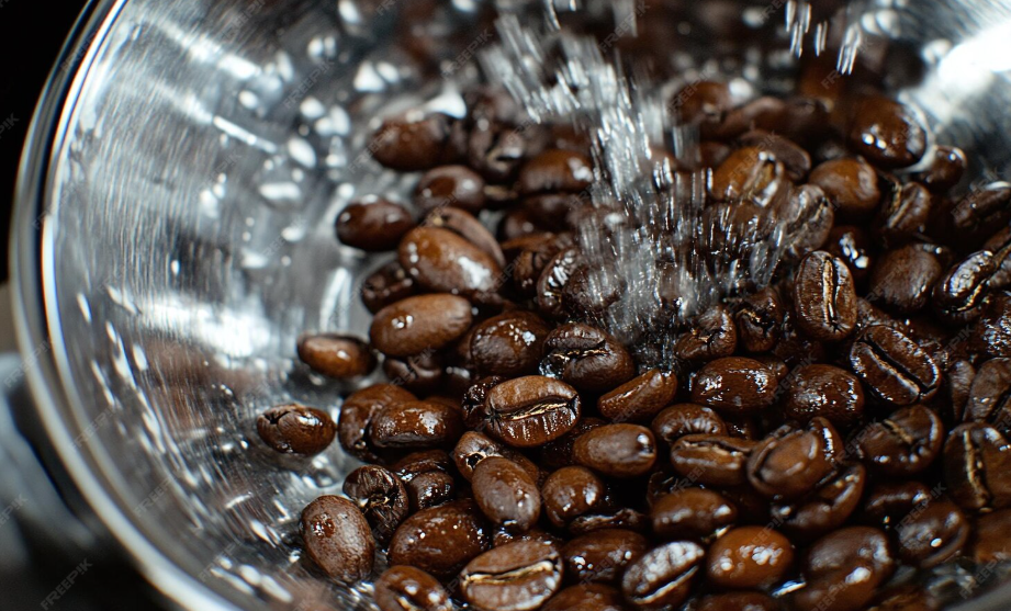 Coffee washing process in traditional Kenyan method